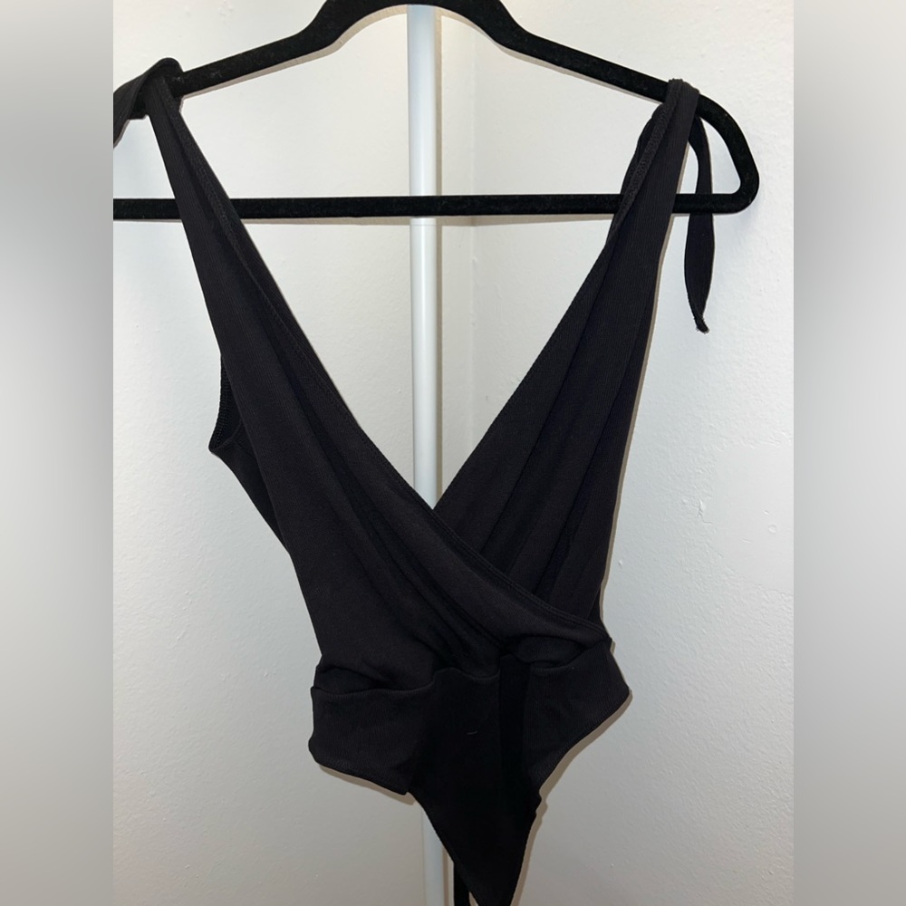 Black V Bodysuit